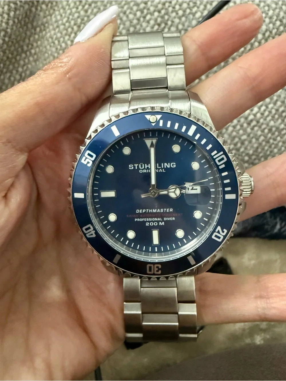 Stuhrling Original Depthmaster Professional Diver 200M